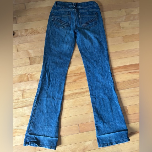 Beba Love Blue Flared Boot Cut Women's Jeans - Picture 4 of 4